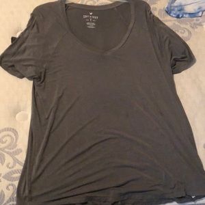 Gray American Eagle Soft Sexy Tee. Size Large